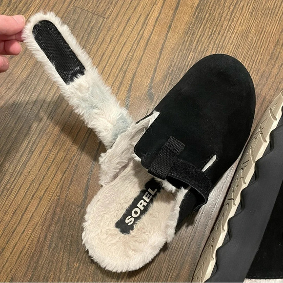 SOREL Women's Viibe Clog Suede Cozy - Picture 8 of 12